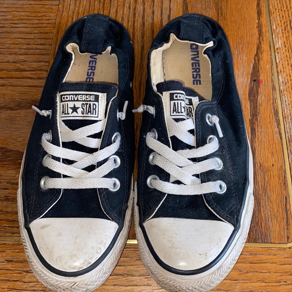 Converse All Star Classic Black Slip On Classic Chuck Taylor Shoes